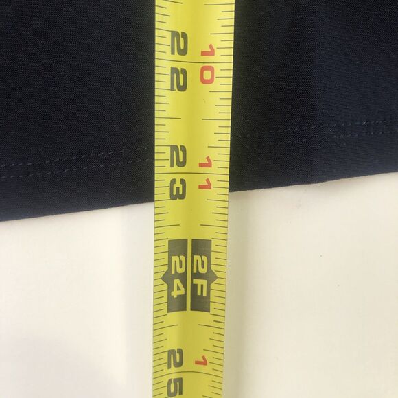 Tommy Hilfiger Women’s Button Down Blouse Navy Blue Tag Size Large - Picture 7 of 14